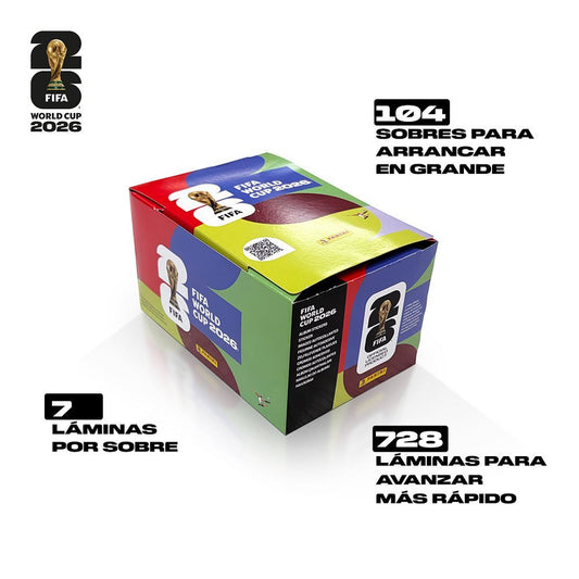 Caja álbum panini – ¡Vive la emoción de coleccionar el Mundial en casa!